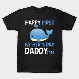 Fathers Day 2018 Happy First Fathers Day Happy First Fathers Day T-Shirt